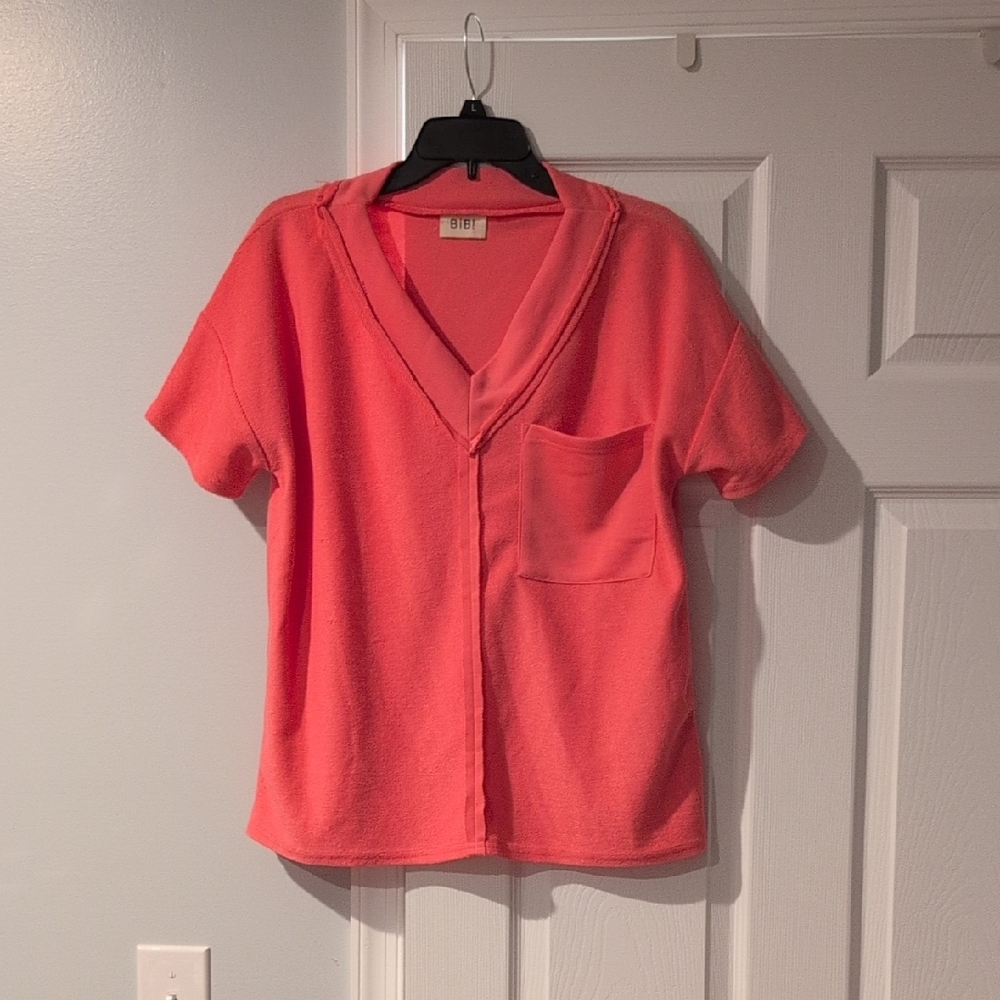 BiBi Pink Short Sleeve Shirt